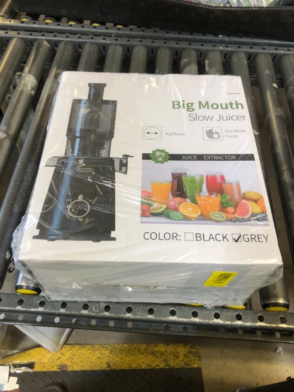 Photo 1 of Cold Press Juicer, ECOSELF Juicer Machines with Large Feed Chute Fit Whole Fruits & Vegetables, Self Feeding for Juice Extractor Machine, Easy to Clean and Assemble, High Juice Yield