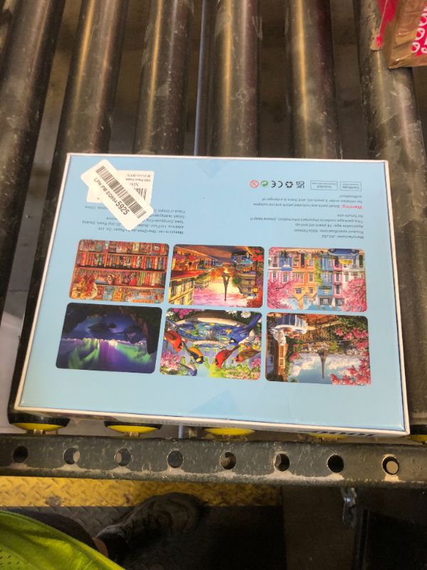 Photo 1 of 1000 Piece Puzzles for Adults Clearance,Mysterious Holiday Party Gift Rack for Puzzles, Impossible Challenge Art Jigsaw Puzzles, for Gift Birthday Party Games Family, 27.5X19.7 Inch Dust Free Puzzle