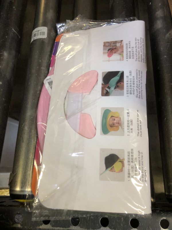 Photo 1 of Shower Cap for Kids, Baby Shower Cap Bath wash Shampoo Rinser Shield Hat Adjustable Head Hair Visor Protection Toddler and Children,Prevent Water from Entering Eyes and Ears(Pink)