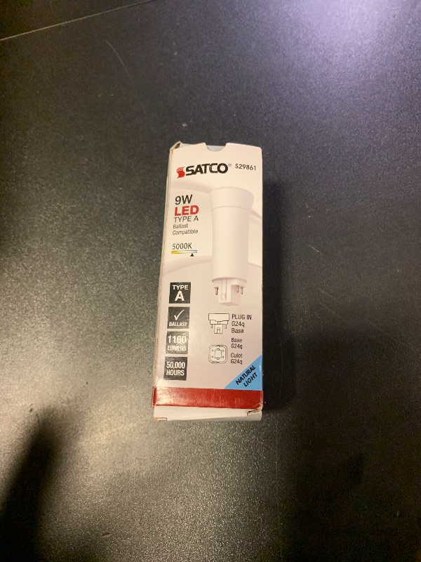 Photo 1 of Satco S29861 Transitional Light Bulb in White Finish, 4.69 inches