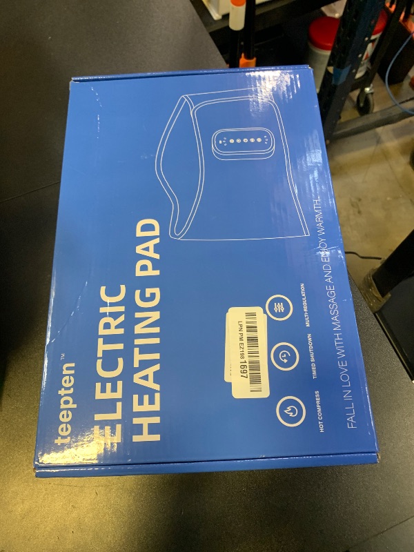 Photo 1 of Cordless Heating Pad with Massager for Back Pain Relief?Heating and Airbag Massage Function for Pain Relief, Back Massager Heated Waist Support Strap for Parents & Friends as Warm Gifts.