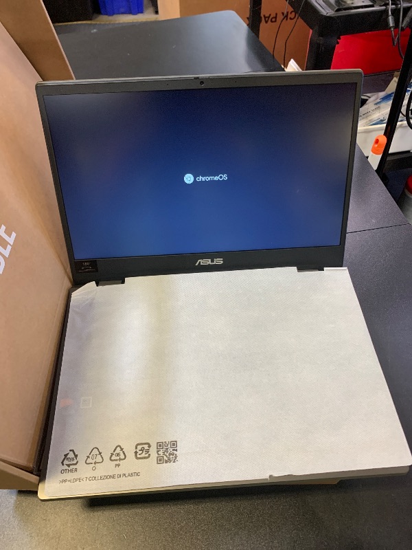 Photo 1 of ASUS Chromebook CM14 Laptop, 14" HD Anti-Glare Display (1366x768), MediaTek Kompanio 520, 4GB RAM, 64GB eMMC, ChromeOS, Gray, CM1402CM2A-DS44, Gravity Grey