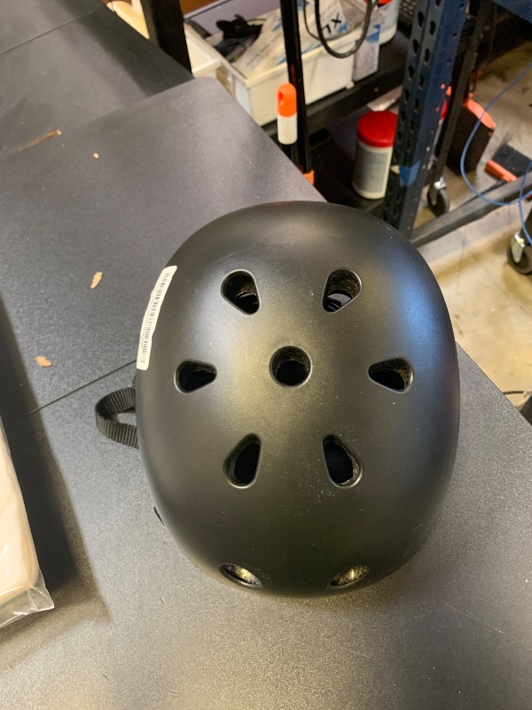 Photo 1 of Tourdarson Skateboard Helmet Impact Resistance Ventilation for Youth & Adults (Black,Medium)