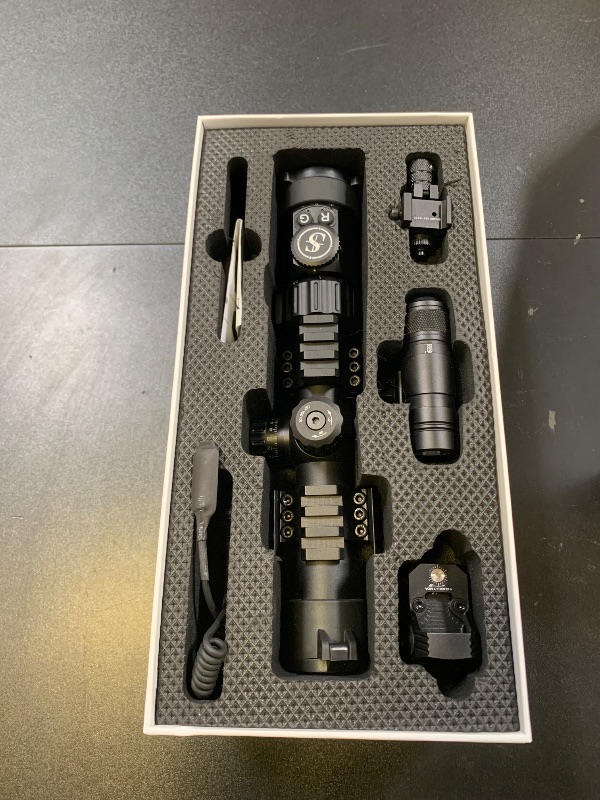 Photo 1 of Sniper ST1-4X28 Rifle Scope Combo REDDOT Flashlight RED Laser