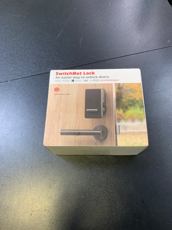 Photo 1 of SwitchBot Smart Lock, Bluetooth Electronic Deadbolt Keyless Entry Door Lock for Front Door, Compatible with WiFi Bridge (Sold Separately), Fits Your Existing for Airbnbs Vacation Rentals