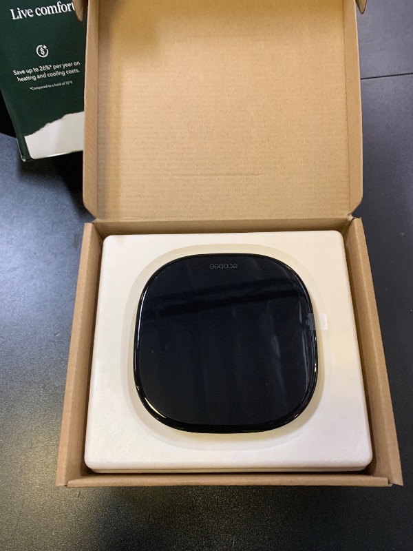 Photo 1 of ecobee Smart Thermostat Enhanced - Programmable Wifi Thermostat - Works with Siri, Alexa, Google Assistant - Energy Star Certified - Smart Home
