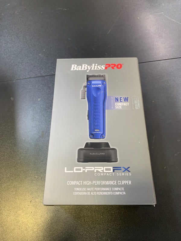 Photo 1 of BaBylissPRO High-Performance LO-PROFX Compact Clipper for Hair