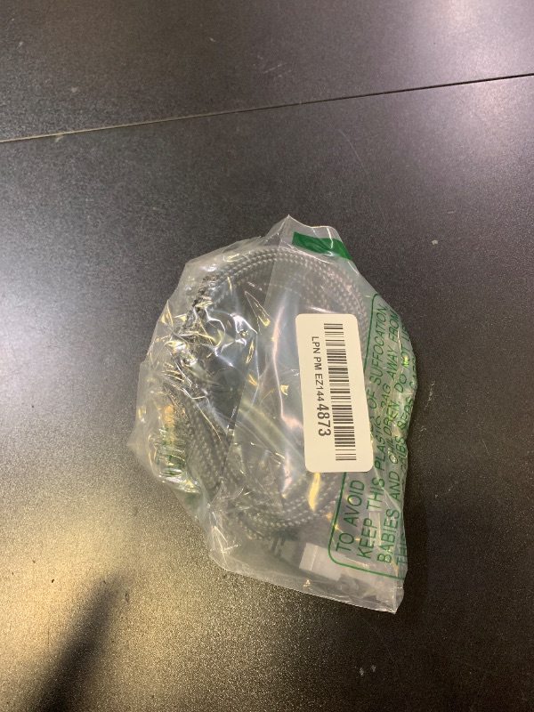 Photo 1 of Flat USB to Ethernet Cable 12 FT, USB 3.0 A to RJ45 Thin Cord, Directly Connected, Aluminum, Braided, OFC, USB to RJ45 Gigabit LAN Network Cable for Laptop, PC, Switch and More, OD: 0.8in x 0.25in