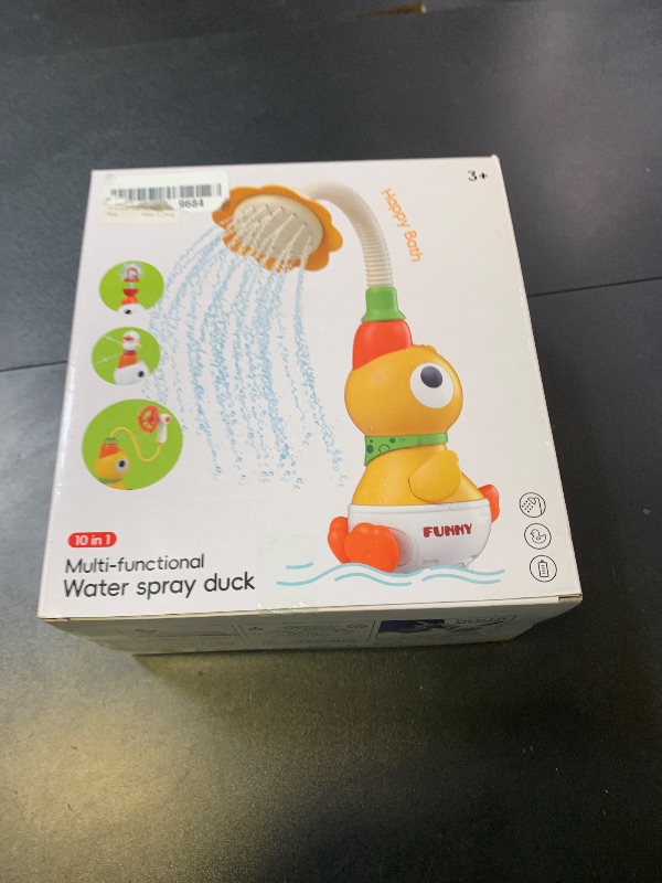 Photo 1 of XYUYTOEI Baby Bath Shower Head?Shower Head for Bathtub?Baby Toy?Bath Toys for Kids Ages 1-3?3 Squirting Ducks and 4 Sprayers, Toddler Bath Toys