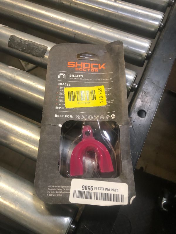 Photo 1 of Shock Doctor Mouth Guard for Braces, Pink, Youth