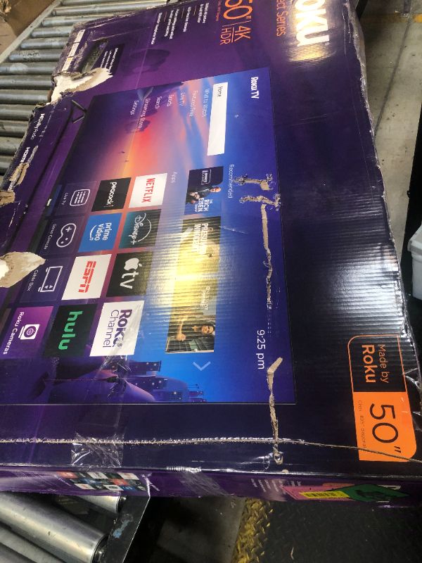 Photo 1 of Roku Smart TV 2025 – 50-Inch Select Series, 4K HDR TV – RokuTV with Enhanced Voice Remote – Flat Screen LED Television with Wi-Fi for Streaming Live Local News, Sports, Family Entertainment