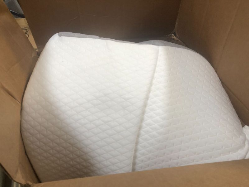 Photo 1 of Ruqmuis 3PCS Wedge Pillow Set for After Surgery, Wedge Pillow Headboard, Adjustable 9&12 Inch Sleeping Wedge, Acid Reflux, Orthopedic Pillow Wedge for Back Pain Relief, Gerd, White/Grey