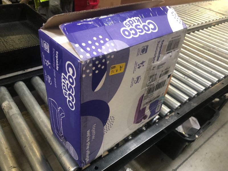 Photo 1 of Cosco Topside Backless Booster Car Seat, Lightweight Booster Seats for Cars 40-100 lbs, Backless Booster Seat for Car, Grape