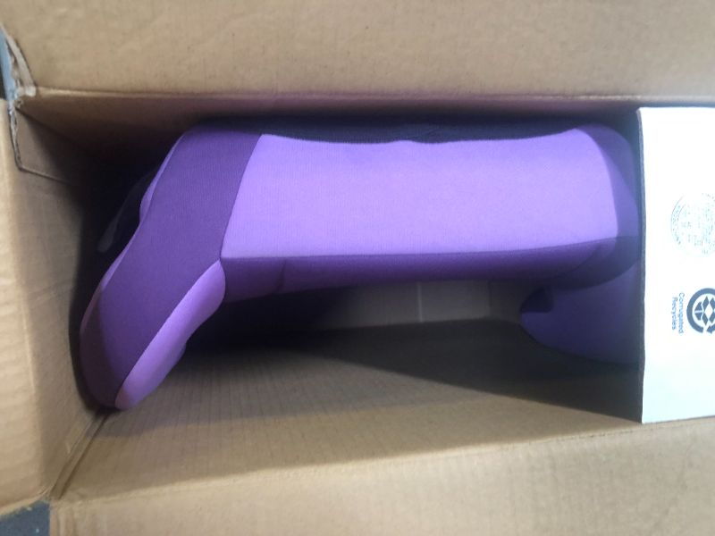 Photo 1 of Cosco Topside Backless Booster Car Seat, Lightweight Booster Seats for Cars 40-100 lbs, Backless Booster Seat for Car, Grape