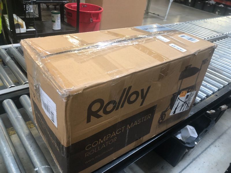 Photo 1 of Rollator Walkers for Seniors with Seat, Aluminum Ultra-Compact Travel Rolling Walker, 350lbs Capacity, 20" Extra-Wide Seat, Heavy-Duty, Easy Folding, Height Adjustable for Tall over 6ft, 8" Big Wheels
