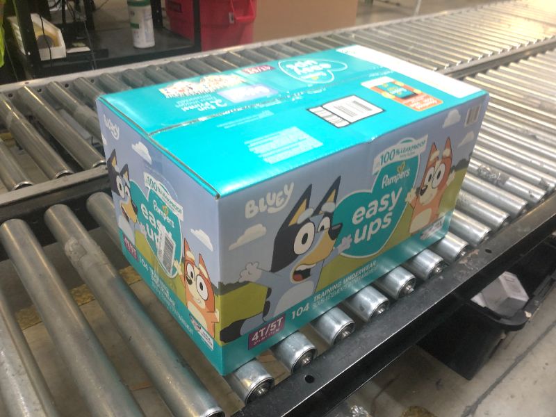 Photo 1 of Pampers Training Pants - Easy Ups Boys & Girls Bluey - Size 4T-5T, 104 Count, Children's Potty Underwear