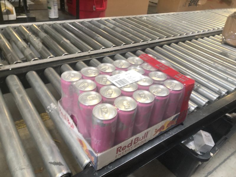 Photo 1 of Red Bull Pink Edition Energy Drink, Wild Berries, 12 fl. z., Case of 24 cans, with 114mg Caffeine, Taurine & B Vitamins EXP 01/04/2026	
