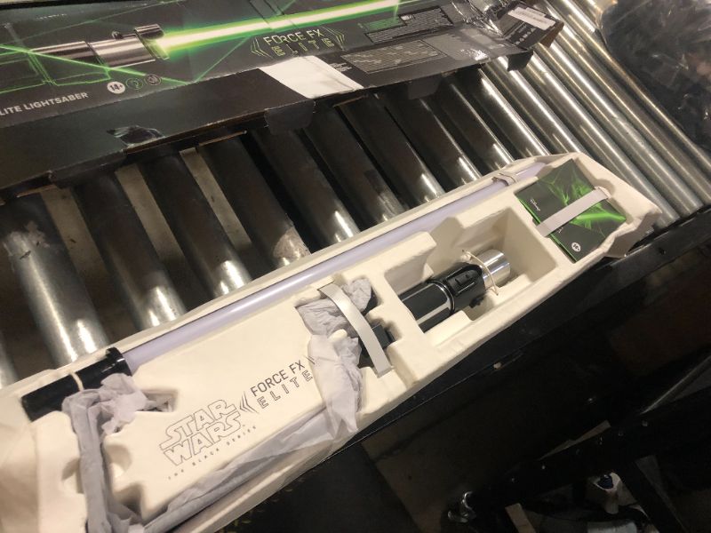 Photo 1 of Star Wars The Black Series Yoda Force FX Elite Electronic Lightsaber with Advanced LED and Sound Effects, Ages 14 and Up