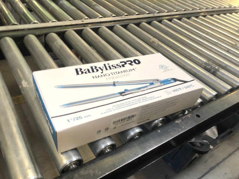 Photo 1 of BaBylissPRO Nano Titanium Flat Iron Hair Straightener, 1" Prima Iconic Hair Straightener Iron & Curling Iron for Professional Salon Results and All Hair Types