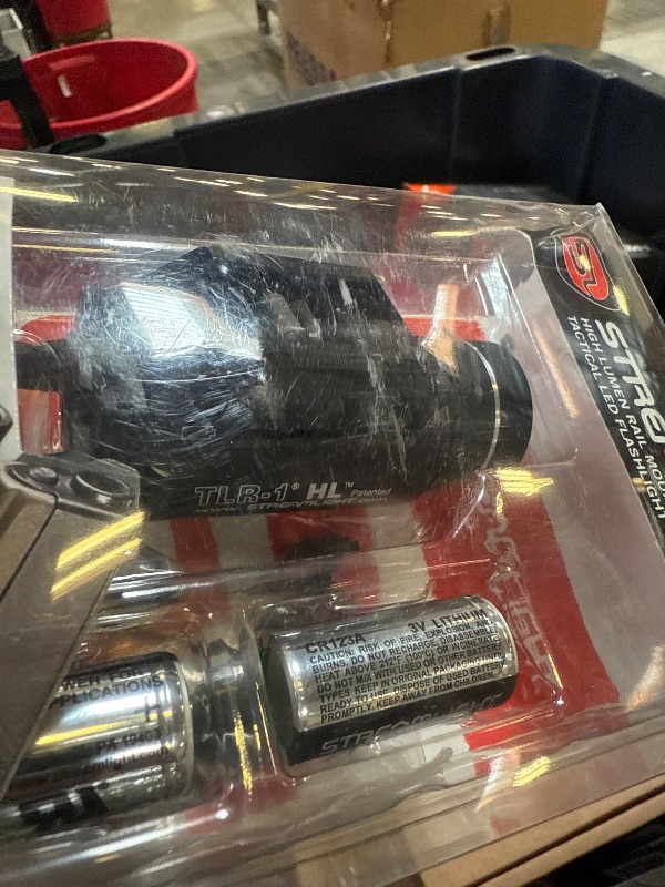 Photo 1 of Streamlight 69260 TLR-1 HL 1000-Lumen 20000 Candela Rail-Mounted Tactical Weapon Light with Specific Compatibility Rail Locating Keys, Black