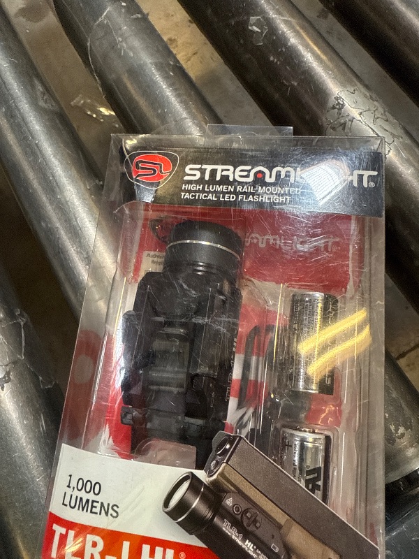 Photo 1 of Streamlight 69260 TLR-1 HL 1000-Lumen 20000 Candela Rail-Mounted Tactical Weapon Light with Specific Compatibility Rail Locating Keys, Black