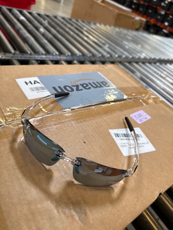 Photo 1 of Revo Sunglasses Descend N: Polarized Lens Filters UV, Rimless Rectangle Frame, Crystal Frame with Blue Water Lens