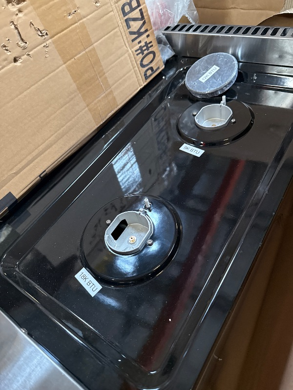 Photo 1 of AAOBOSI Gas Cooktop 36 inch Gas Stove Built-in Gas Range Commercial Gas Stove Top, Propane Cooktop NG/LPG Switch, 6 Cast Iron Stove Top Covers for Gas Burners with 6 Burners for Cooking, Gas Grilling