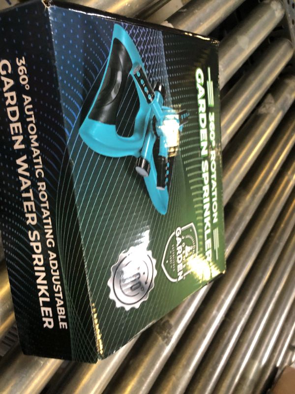 Photo 1 of Joeys Sprinkler for Yard, Rotating Garden Sprinkler for Large Area Coverage, Lawn and Yard Sprinklers (Green)