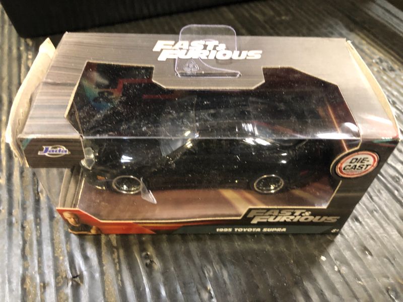 Photo 1 of Jada Fast & Furious 1:32 1995 Toyota Supra Die-Cast Car, Toys for Kids and Adults(Black)
