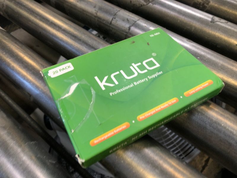 Photo 1 of Kruta 20-Pack Rechargeable AA Batteries Pre-Charged, 1600mah NiMH Rechargeable AA Solor Batteries Double A Battery for Outdoor Solar Lights and Household Devices