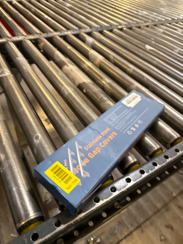 Photo 1 of SZJHXIN Stove Gap Filler, Stove Gap Covers Stainless Steel, Adjustable 13.8-27.5 In(2 Pack), Heat Resistant, Gas Stove Side Gap Protector, Silver