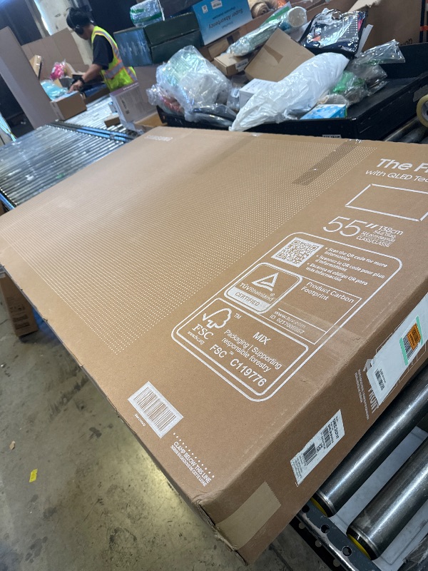 Photo 1 of Samsung 55-Inch Class The Frame LS03F 4K QLED Smart TV (2025 Model) Modern Frame Design, NQ4 AI Gen2 Processor, Art Mode, Artful Picture Quality, Samsung Vision AI, Alexa Built-in