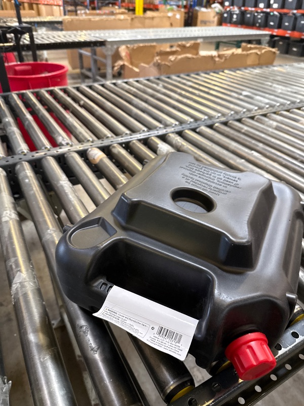 Photo 1 of Performance Tool W4076 10-Quart Oil Drain Container, Deep Drain Well, Integrated Handle, Sealing Rubber Gaskets, Black