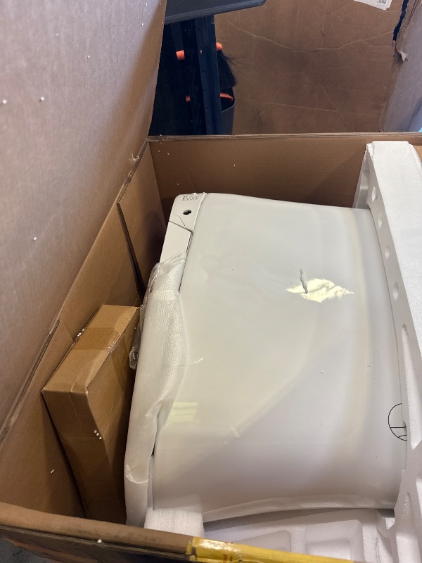 Photo 1 of WOODBRIDGE B0970S-3.0 Smart Bidet Tankless Toilet Elongated One Piece Chair Height, Auto Flush, Foot Sensor Operation, Heated Seat with Integrated Multi Function Remote Control in White
