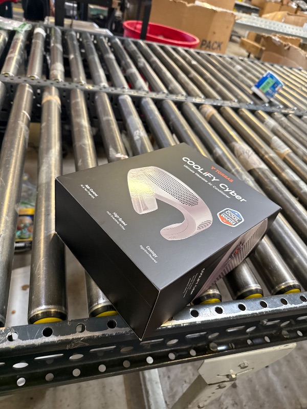 Photo 1 of TORRAS 2025 Top Al Neck Fan Air Conditioner Coolify Cyber, Portable Neck Fans that Blow Cold Air?No.1 Coolest & 720° Immersive Cooling? Personal AC Rechargeable for Outdoor/Indoor. Gifts for Dad/Mom