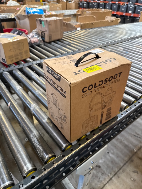 Photo 1 of COLDSOOT Cold Therapy Machine w/Timer, Compact and Portable Ice Machine for Knee After Surgery, Knee Replacement Recovery System, Cryotherapy Pain Relief w/Compression Pad for Shoulder, Hip and Ankle