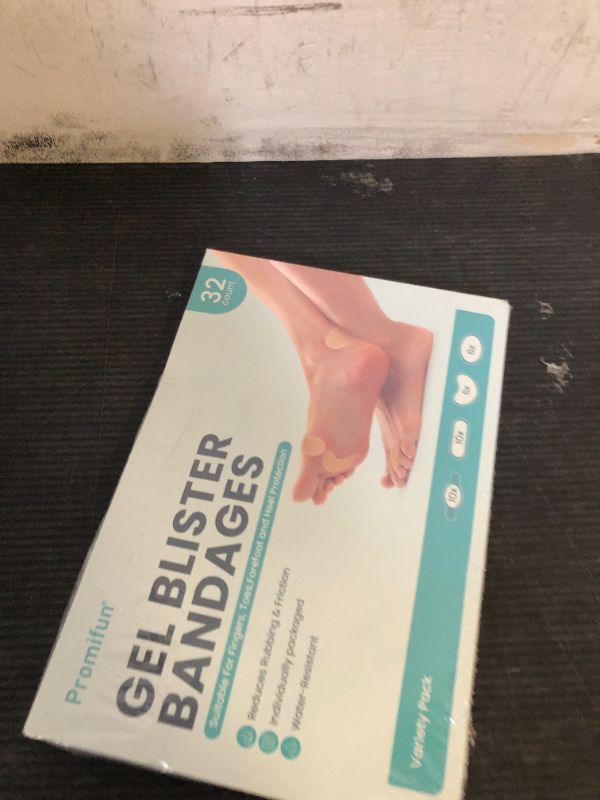Photo 1 of Hydrocolloid Gel Blister Bandages Pads - (Variety Pack) Promifun 32ct Waterproof Adhesive Blisters Bandages - Blister Pads for Heel, Foot, Toe, Feet - Gel Blister Chshions for Prevention & Recovery