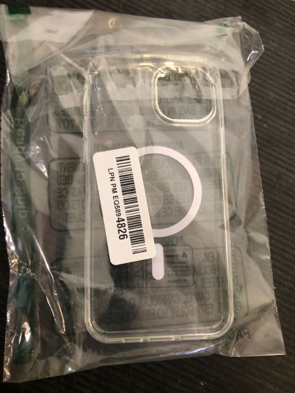 Photo 1 of FNTCASE for iPhone 15-Plus Phone Case: for iPhone 14 Plus Case Military Shockproof Magnetic Cell Phone Cover, Anti Yellowing Drop Proof Protective Phonecase- 6.7 Inch (Clear)