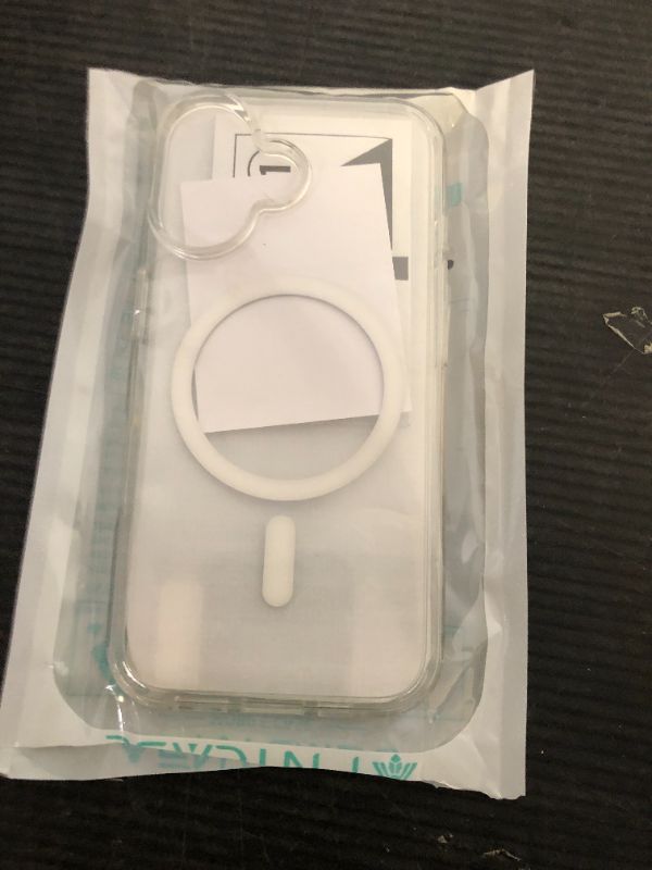 Photo 1 of FNTCASE for iPhone 16 Case: Clear Magnetic Military Grade Drop Protection Anti Yellowing Slim Case - Rugged Shockproof Protective Transparent Cell Phone Cover(Clear)