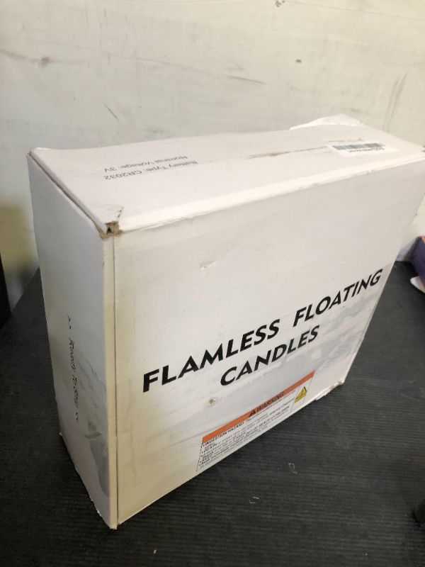 Photo 1 of Homemory 48 Pack 3” Flameless Led Floating Candles, 200 Hour White Battery Operate Waterproof Tealights for Cylinder Vases, Centerpieces at Wedding Decor, Party, Pool