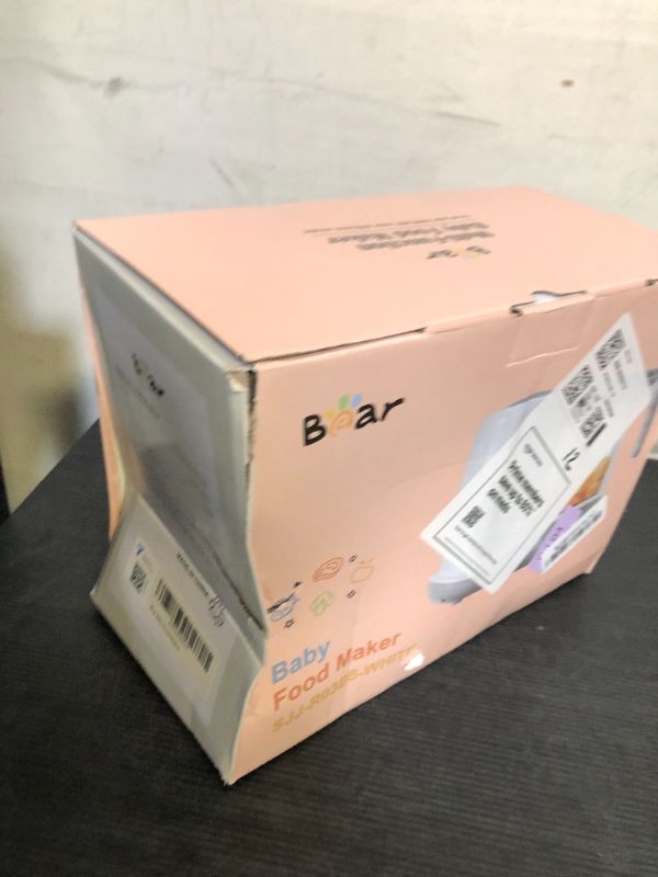 Photo 1 of BEAR 2024 Baby Food Maker | One Step Baby Food Processor Steamer Puree Blender | Auto Cooking & Grinding | Baby Food Puree Maker with Self Cleans | Touch Screen Control, White