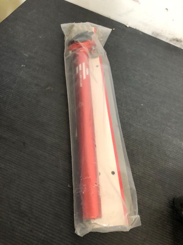 Photo 1 of FIFTY-FIFTY Mountain Bike Seat Post, 27.2/30.9/31.6mm Aluminum Alloy Bicycle Seat Post, 350mm Length for MTB, Road Bike, E-MTB (31.6mm, Red)
