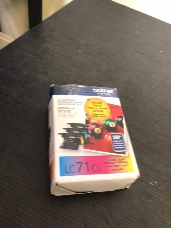 Photo 1 of Brother LC71 3-Pack Innobella Standard Yield -Ink -Cartridges - Retail Packaging - Cyan/Yellow/Magenta