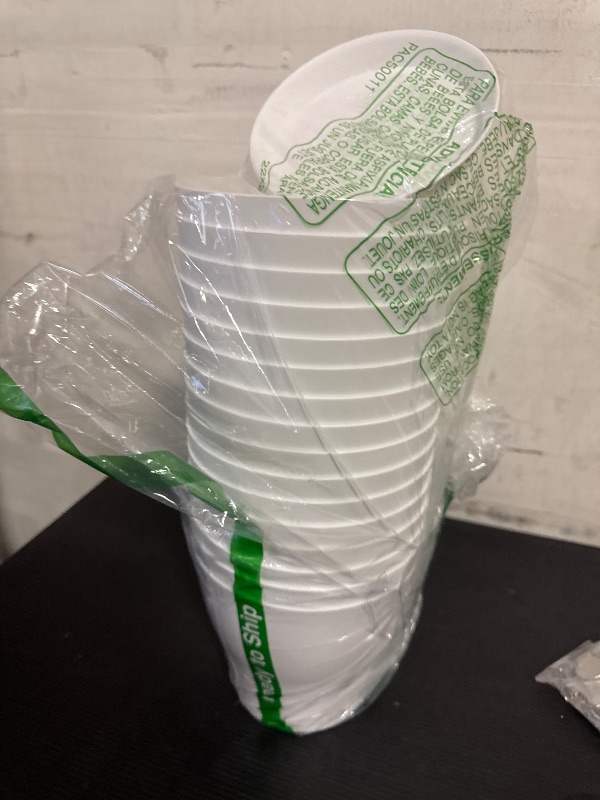 Photo 1 of  Plant Pots, Flower Pots with Drainage Holes and Saucers, Plastic Planters for Indoor Outdoor Garden Plants, 7/6.5/5.5/5/4.5 Inch?White?