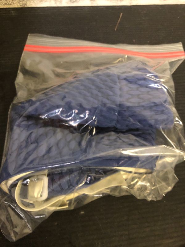 Photo 1 of Sporti Bubble Swim Cap with Chin Strap (Navy)