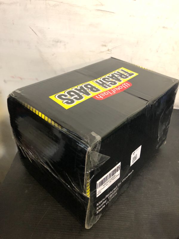 Photo 1 of 100 Count 55-60 Gallon Trash Bags, Sturdy & Tear-Resistant Commercial Can Liners 55 Gallon, Large Garbage Bags, Large Black Trash Bags for Commercial, Lawn and Leaf Bags
