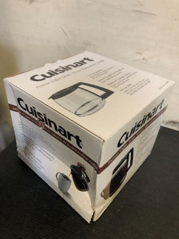 Photo 1 of Cuisinart 12-Cup Replacement Glass Carafe for Coffee Maker, DCC-1200PRC