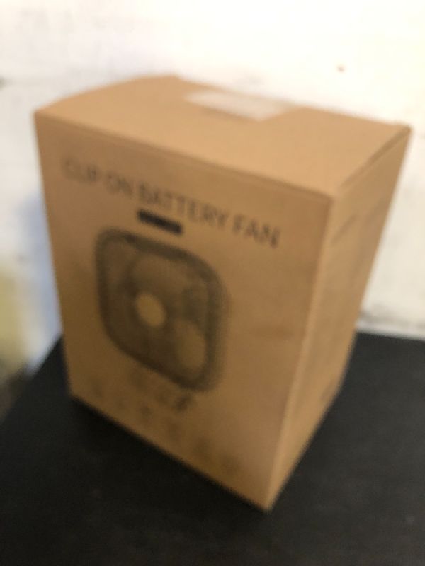 Photo 1 of SLENPET 20000mAh Rechargeable Portable Clip on Fan, Last 78 hrs, 4 Speeds Camping Fan, Battery Operated Desk Fan with Light & Hook, 8 inch Personal Fan for Outdoor Golf Cart Stroller Camping