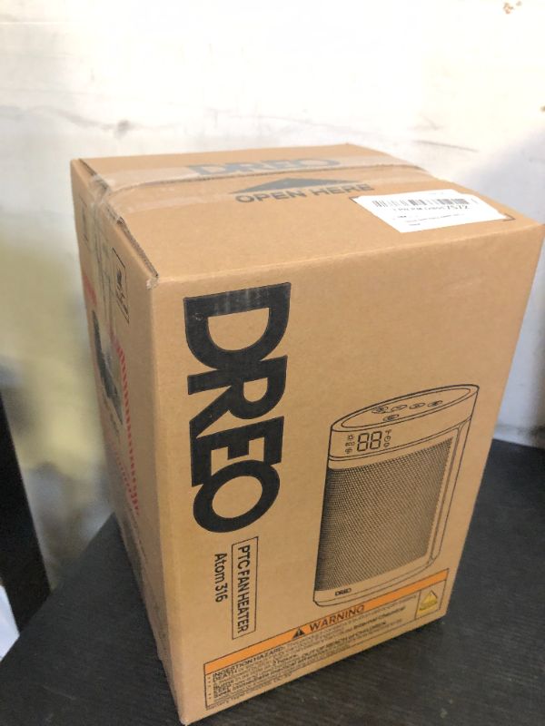 Photo 1 of Dreo Space Heater, Portable Electric Heaters for Indoor Use with Thermostat and Remote, 2024 Upgraded, Digital Display, 12H Timer, 5 Mode, 1500W PTC Ceramic Fast Safety Heat for Office Bedroom Home