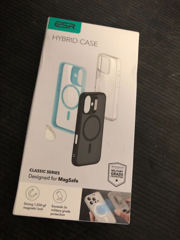 Photo 1 of ESR for iPhone 16 Pro Case, Compatible with MagSafe, Shockproof Military-Grade Protection, Magnetic Phone Case for iPhone 16 Pro 6.3 inch, Frosted Clear
